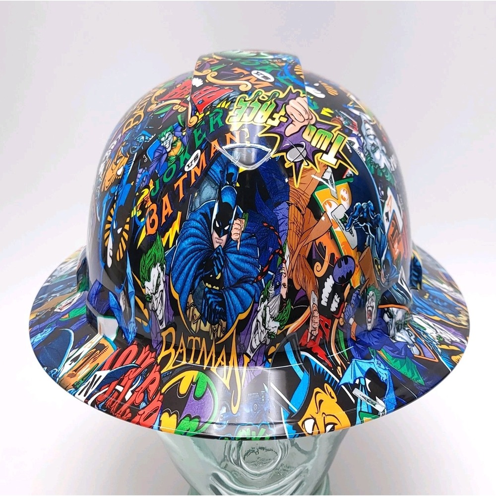 Full Brim Hard Hat BATMAN JOKER‎ Size 6 1/2" - 8"